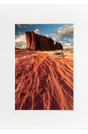 The Rock Matted Print